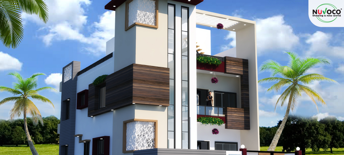 Triplex Floor Design - 1800 sqft