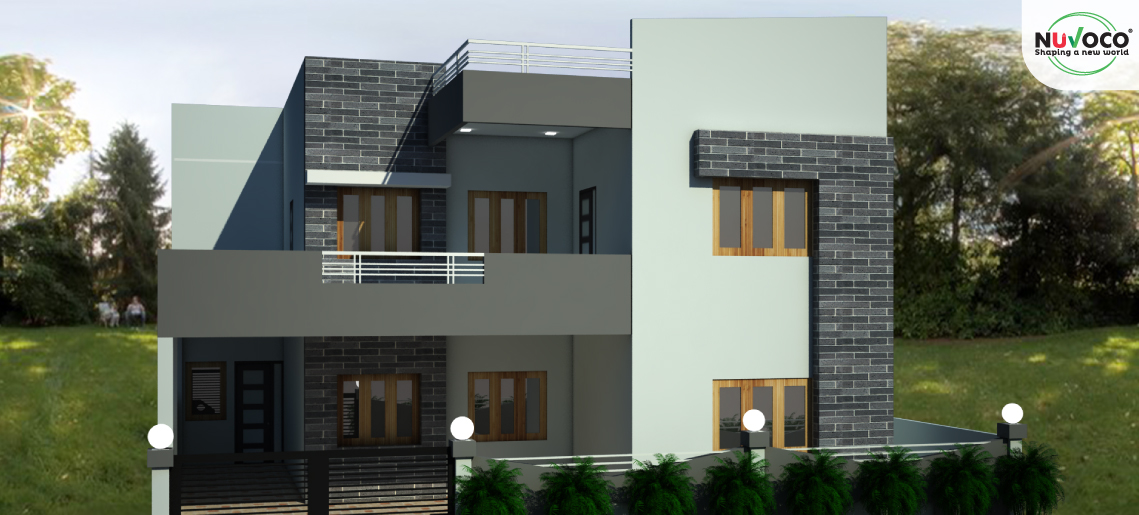 Modern 2 story house floor design - 2800 sqft
