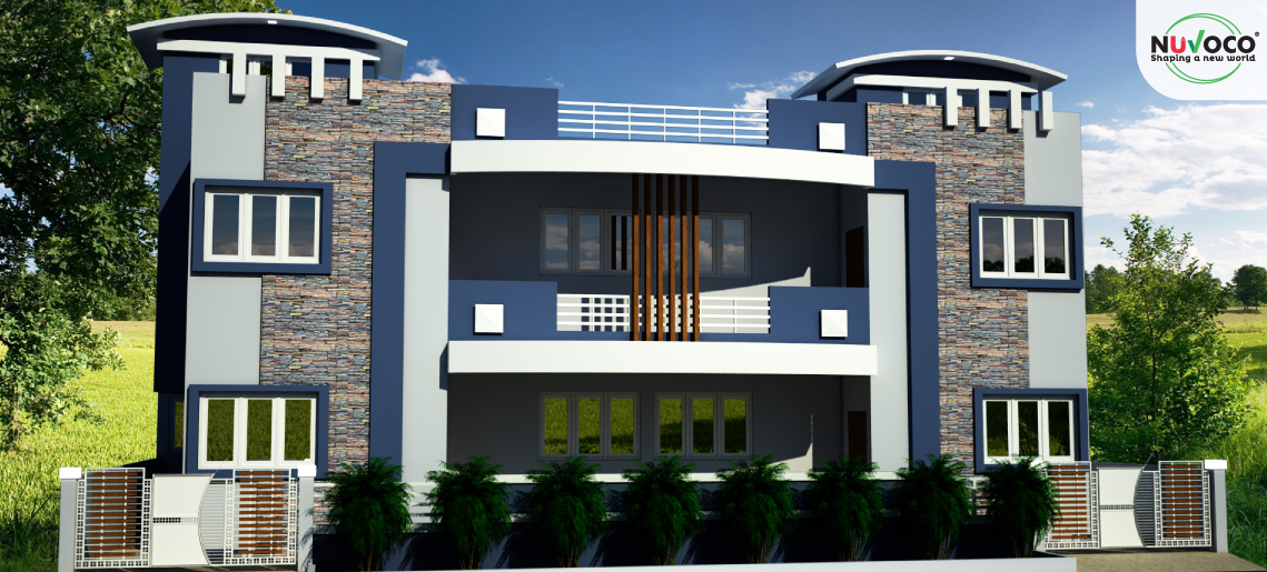 Modern single floor house design - 3000 sqft